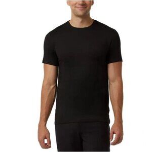 NEW 32 Degrees 3-Pack Cool Men's Size L Black Short Sleeve Crew Neck T-Shirt
